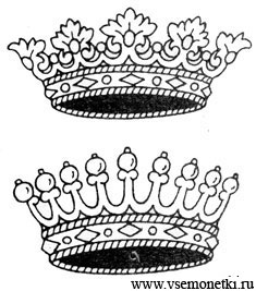 Старая графская корона; новая графская корона