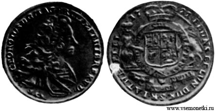 Англия, Георг IV ( 1714-1727), 1721, серебро