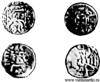 Нижнеэльбские агриппинеры, чеканенные в Бардовике, верхний - ок. 1075-1100, нижний ок. 1050-1075