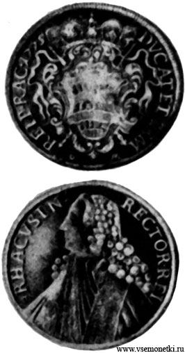 Республика Рагуза, ректорталер 1775, серебро