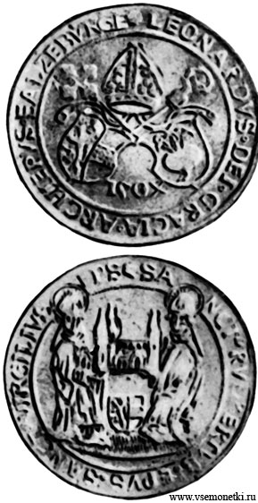 Рюбенталер 1504, серебро