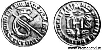 Саксония, софиендукат 1616, золото