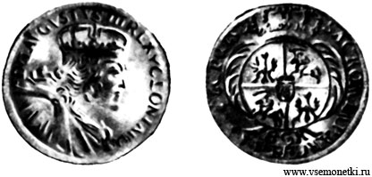 Саксония, эфраимит 1753, серебро
