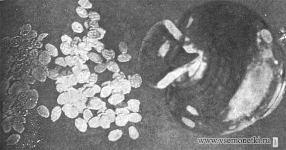 Табл. I. 1. Типичный клад монет XVII в.
