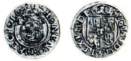 Таблица 16. Полторак (1,5 гроша), серебро, Сигизмунд III, 1618 г.