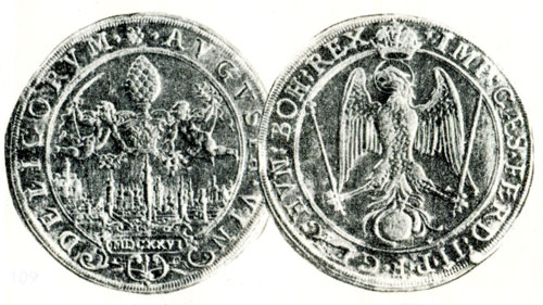 Таблица 19. Талер, серебро, г. Аугсбург, 1626 г.